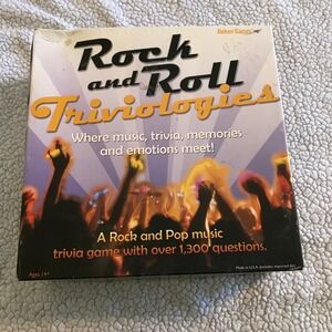 Aleken Games Rock and Roll Triviologies Music Trivia Board Game 1300+ Questions